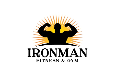 Iron Man Fitness & Gym Logo Design